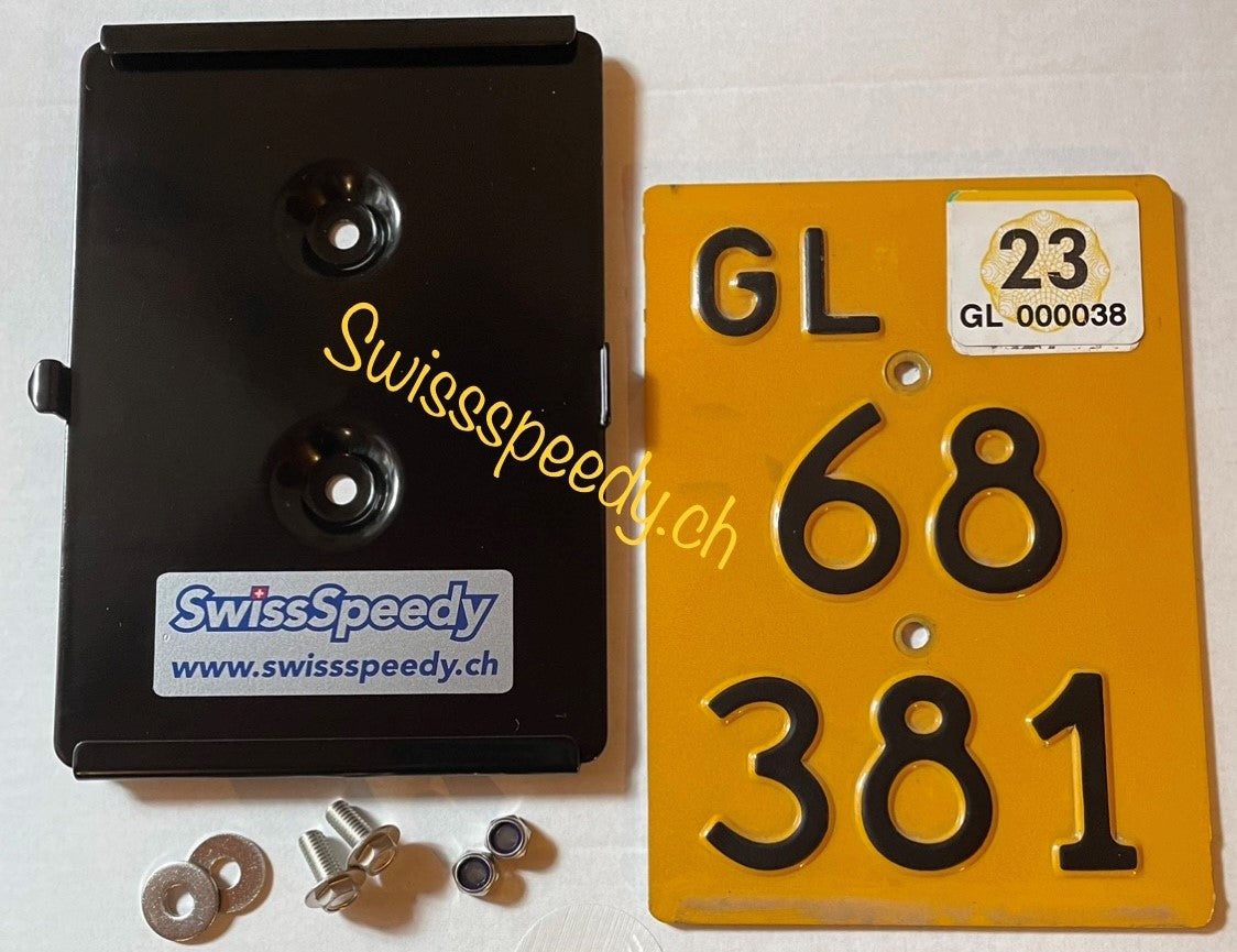 elektrofahrrad nummernschild Mofa/E-Bike Nummernschildhalter – SwissSpeedy